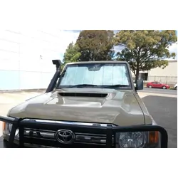 Front Windscreen Sun Shade to suit Toyota LandCruiser Troop Carrier/ 70 Series (without Pre-collision System) (75/76/78/79 Series; 2007-2022)