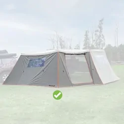 Darche Eclipse 270° Wall 1 Pvc Window Right Side