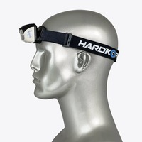 HARDKORR 440LM RECHARGEABLE LED HEAD TORCH WITH HANDS FREE MODE