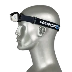 HARDKORR 440LM RECHARGEABLE LED HEAD TORCH WITH HANDS FREE MODE