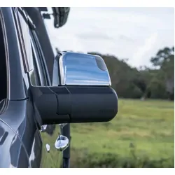 MSA Towing Mirrors to suit Nissan Patrol GU Y61 (1997-2016) - Chrome, Electric