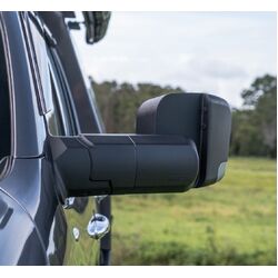 MSA Power Fold™ Towing Mirrors to suit Ford Ranger Super Duty (12/2025-On) - Black