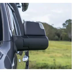 MSA Towing Mirrors to suit Ford Ranger (2012-05/2022) - Black, Electric