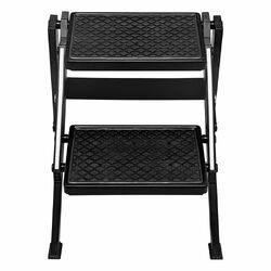 TRA Australia Black Double Folding Portable Caravan Step