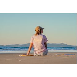 Nomad Design T-Shirt Womens Catch & Release - Blush - 10