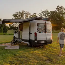 Tuff Terrain 180 Free Standing Awning With Dimmable LEDs & TripleT Bracket Combo