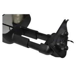 Extendable Towing Mirror to suit LDV T60 2017-2020 - Electric, Black, Powerfold, BSM & Indicators