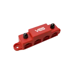 4 Way Distribution Block Positive 8mm