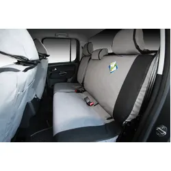 Msa Complete Front & Second Row Set - Msa Premium Canvas Seat Covers To Suit Volkswagen Amarok - Core Plus 4 Cylinder - 06/15 To Current
