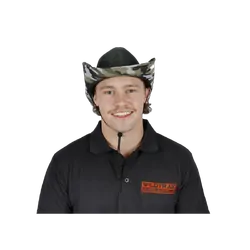Wildtrak Hat Wide Brim Camo 4 Asst With Clips Neck Cord 37Cm Ac Cc0014