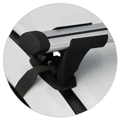 Yakima ThruBar 120cm Silver Pair (S16Y) To Suit Honda Accord 4dr Sedan /2013-/2019