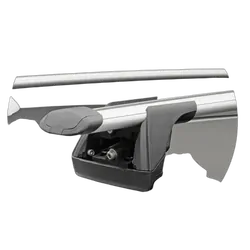 Yakima ThruBar 135cm Silver Pair (S17Y) To Suit Jaguar F-Pace 5dr SUV /2016-/On