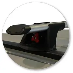 Yakima ThruBar 120cm Silver Pair (S16Y) To Suit Jeep Compass 5dr SUV /2017-/On