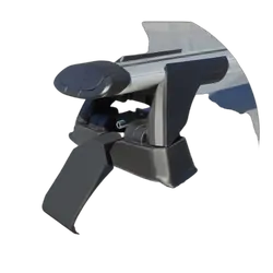 Yakima ThruBar 120cm Silver Pair (S16Y) To Suit Kia Cerato 5dr Hatch /2013-/2018