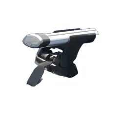 Yakima ThruBar 120cm Silver Pair (S16Y) To Suit Kia Rio 5dr Hatch 09/2011-08/2016