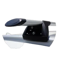 Yakima ThruBar 135cm Silver Pair (S17Y) To Suit Kia Sportage Steel Roof 08/2018-09/2021