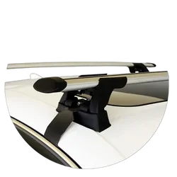 Yakima ThruBar 120cm Silver Pair (S16Y) To Suit Lexus IS 4dr Sedan 07/2013-/On