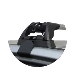 Yakima FlushBar 105cm Silver Pair (S7Y) To Suit Mazda BT-50 Dual Cab 11/2011-09/2020