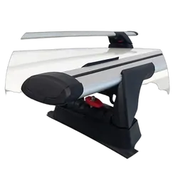 Yakima ThruBar 120cm Silver Pair (S16Y) To Suit Mitsubishi Lancer EVO VIII /2003-/2005