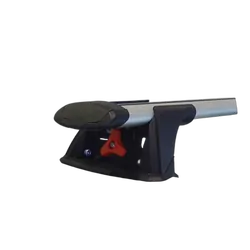 Yakima ThruBar 135cm Silver Pair (S17Y) To Suit Mitsubishi Outlander 5dr SUV /2015-/2017