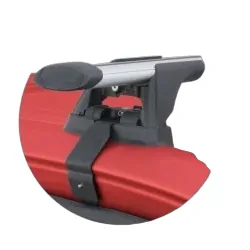 Yakima ThruBar 135cm Silver Pair (S17Y) To Suit Nissan Navara D40 Double Cab 11/2005-05/2015