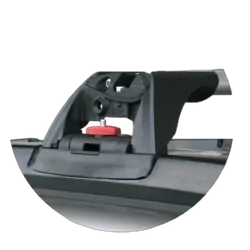 Yakima FlushBar 100cm Silver Pair (S6Y) To Suit Nissan X-Trail 5dr SUV 10/2001-09/2007