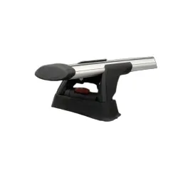 Yakima ThruBar 120cm Silver Pair (S16Y) To Suit Peugeot 407 4dr Sedan /2004-/2010