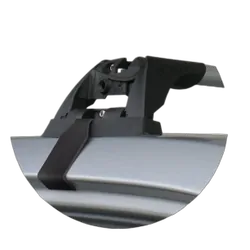 Yakima FlushBar 105cm Silver Pair (S7Y) To Suit SsangYong Actyon Sport 4dr Ute 03/2007-/2012