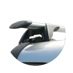 Yakima ThruBar 120cm Silver Pair (S16Y) To Suit Toyota HiLux Extra Cab 05/2005-09/2015