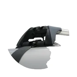 Yakima FlushBar 100cm Silver Pair (S6Y) To Suit Toyota HiLux Extra Cab 05/2005-09/2015