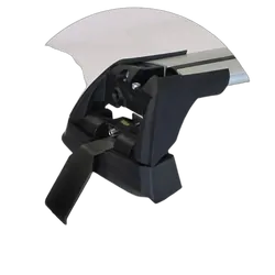 Yakima FlushBar 100cm Silver Pair (S6Y) To Suit Toyota Prius V (Steel Roof) /2012-/On