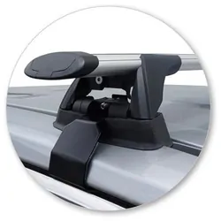 Yakima ThruBar 120cm Silver Pair (S16Y) To Suit Toyota Rav4 GX 05/2019-/On