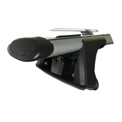 Yakima ThruBar 120cm Silver Pair (S16Y) To Suit Volkswagen Golf Mk7 08/2013-/2020