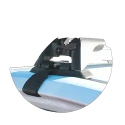 Yakima FlushBar 100cm Silver Pair (S6Y) To Suit Ford Focus 5dr Hatch 06/2005-06/2011