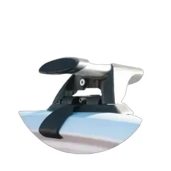 Yakima ThruBar 120cm Silver Pair (S16Y) To Suit Ford Focus 5dr Hatch 06/2005-06/2011