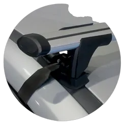 Yakima ThruBar 120cm Silver Pair (S16Y) To Suit Ford Focus 4dr Sedan 08/2011-/2018