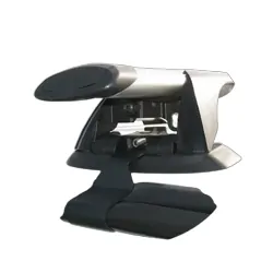 Yakima ThruBar 120cm Silver Pair (S16Y) To Suit Ford Ranger Crew Cab 11/2006-/2011