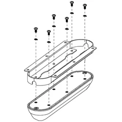 Lowrance TotalScan M/H 455/800 Transducer w/7m (24ft) Cable