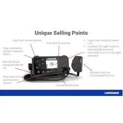 Lowrance LINK-9 Marine VHF Radio w/ DSC and AIS-RX
