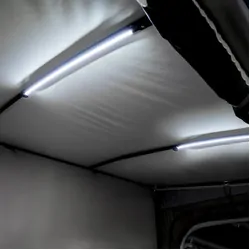 Aussie Traveller Led Curved Roof Rafter White