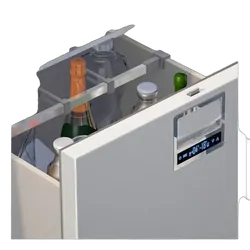 Vitrifrigo Fridge & Freezer 12/24/240v Drw180A 150l (Double Drawer)