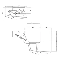 Camec Double Step Electric 560mm Ali/Steel