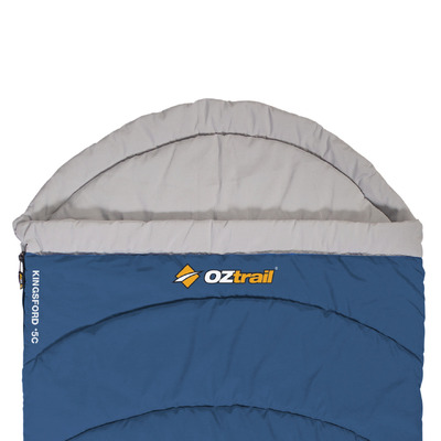 Oztrail Kingsford Hooded Sleeping Bag +5c