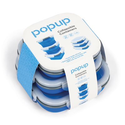 PopUp Food Containers - 3 Pack