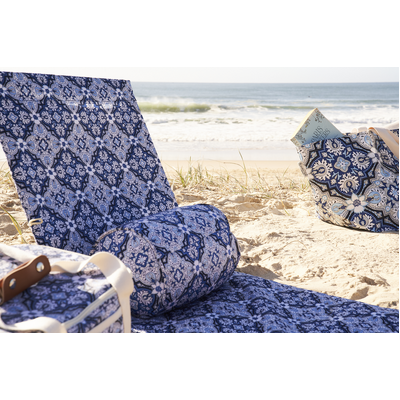 Oztrail Palm Club Beach Pillow - Bells Beach Blue