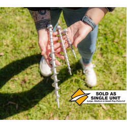 Oztrail Screw-In Aluminium Peg Small