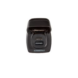 Scanstrut Flip Pro Dual Multi Usb-A Usb-C & 12V Pwr Socket