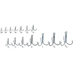 Owner ST-36 Treble Hooks (5636-051 ST36BC) Size-6