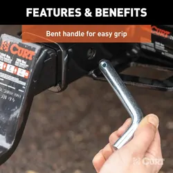 Curt Super Duty Hitch Pin (Zinc) 15.8mm 21581-85