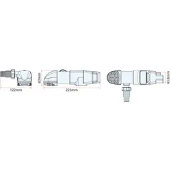 TMC Bilge Pump Non Auto 12V 500Gph